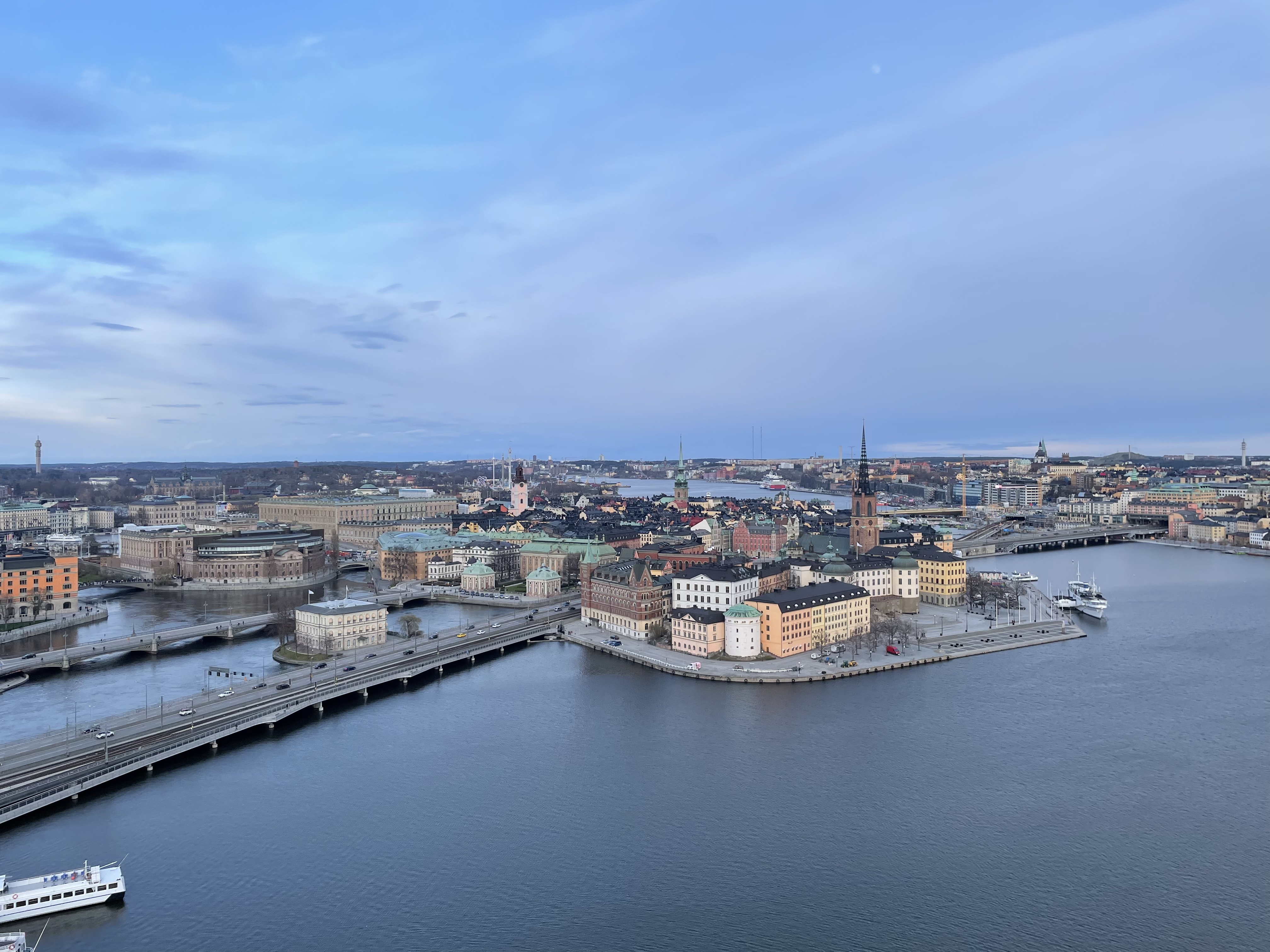 Pohled na Gamla Stan z výšky