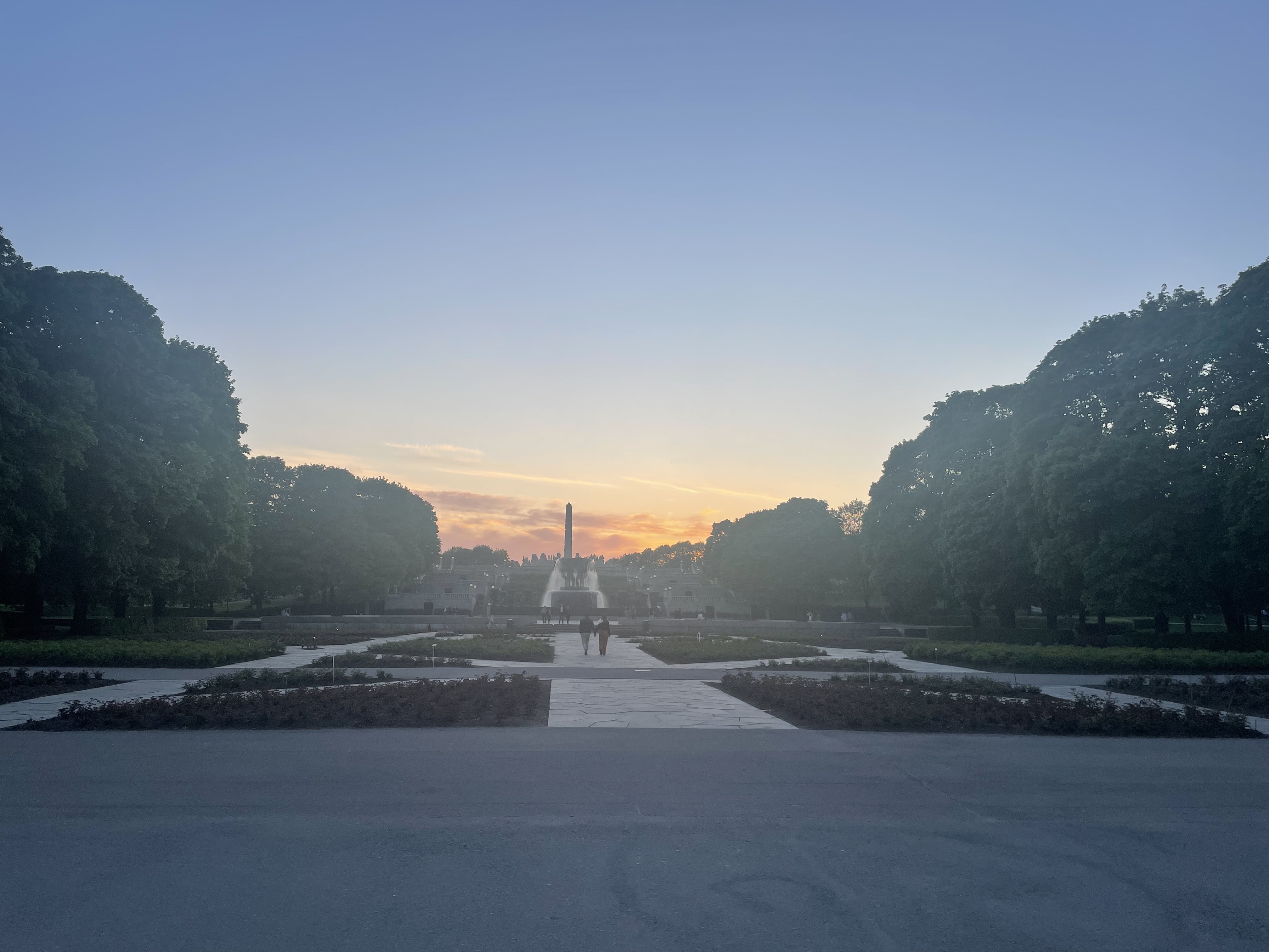 Frogner park se sochami Gustava Vigelanda